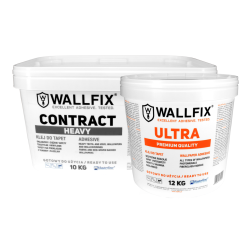 Polecane kleje: Wallfix Ultra lub Wallfix Contract Heavy (niedostępne w naszym sklepie)