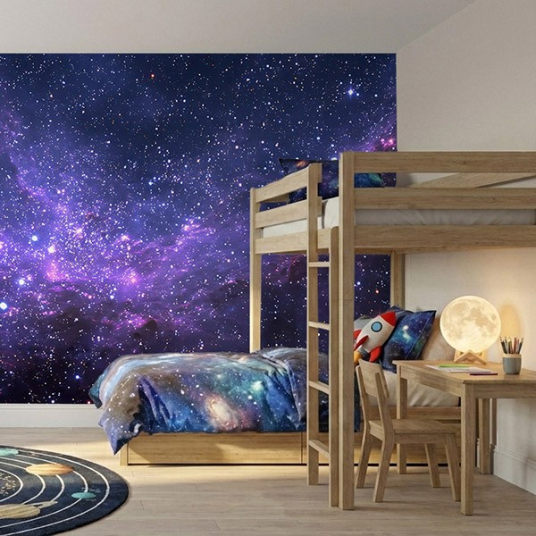 Pokój rodzeństwa: jak pogodzić różne charaktery i styl za pomocą wzorów tapet