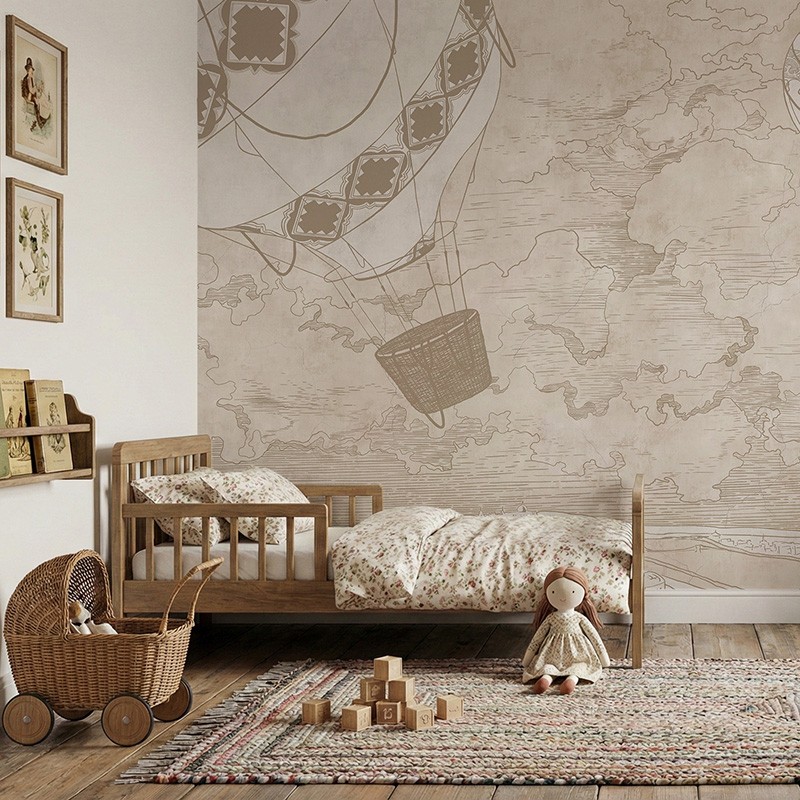 Tapety vintage w pokoju dziecka - bo retro wcale nie znaczy „babcine"