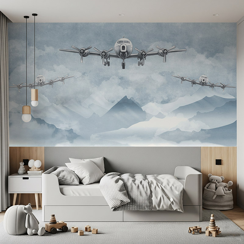 Samoloty lecące nad górami #ul709