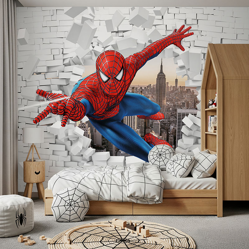Spiderman przebija ścianę #ul304