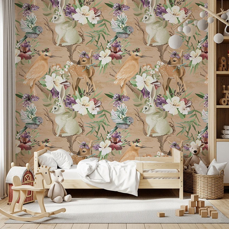 Zwierzęta na zaczarowanej polanie, wzór #ul713