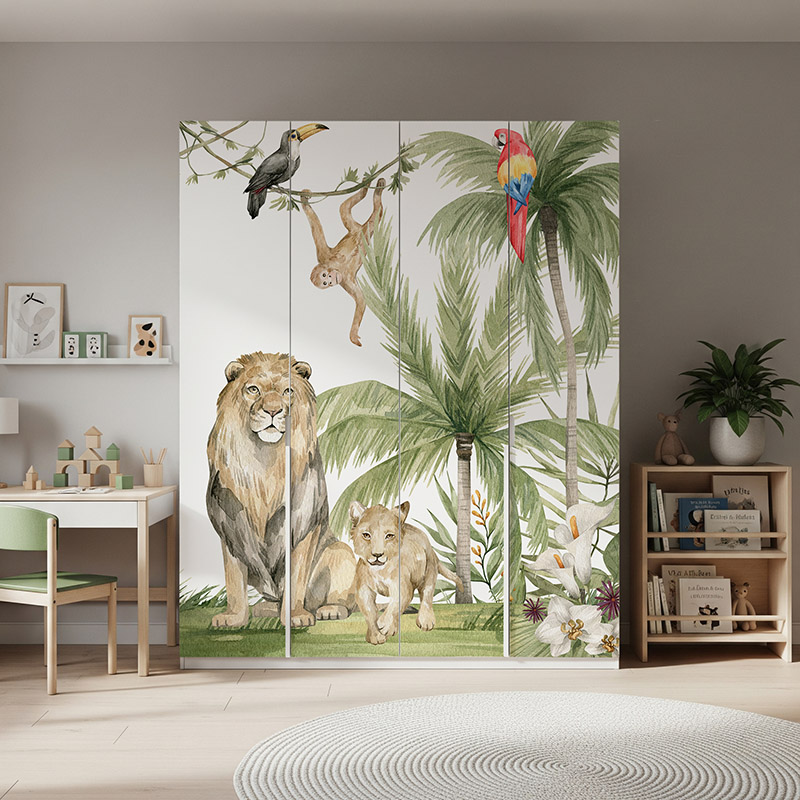 Afrykańskie zwierzęta w dżungli #ul436