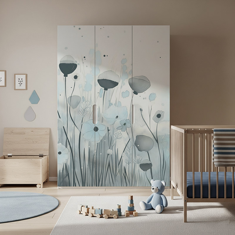 Akwarelowe Polne Kwiaty  #ul248