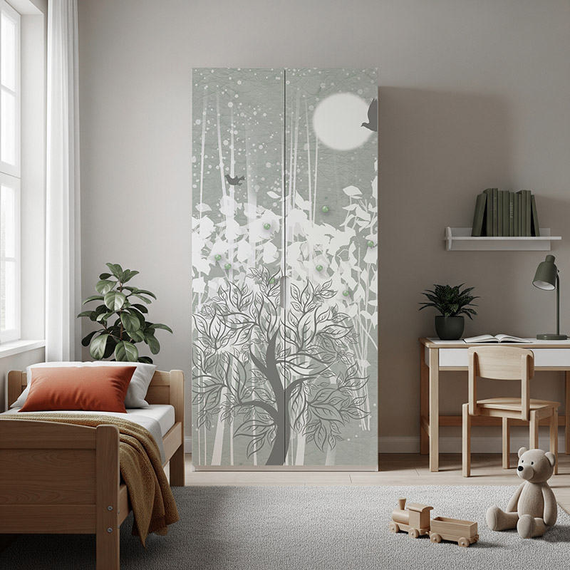 Artystyczne drzewa i ptaki #ul546