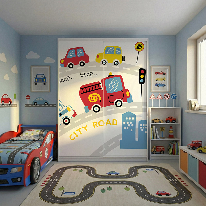 Auta na drodze, wzór #ul196