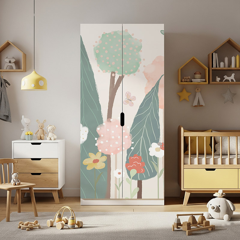 Bajkowy las i kwiaty #ul435