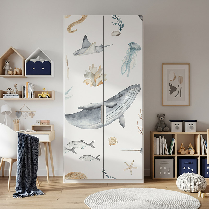 Bajkowy podwodny świat, wzór #ul355