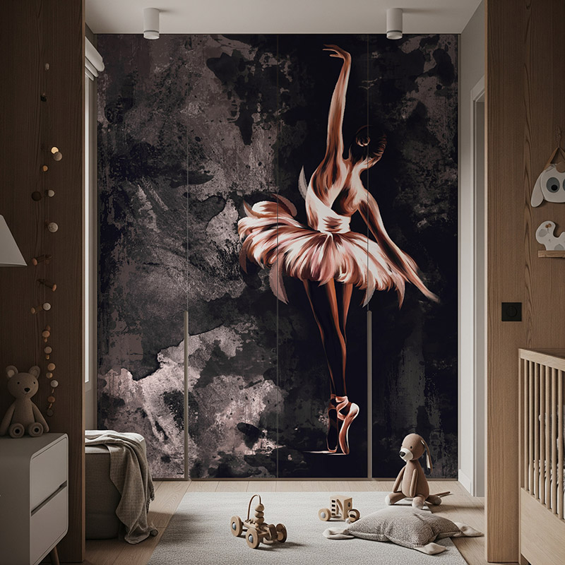 Baletnica na abstrakcyjnym tle #ul285