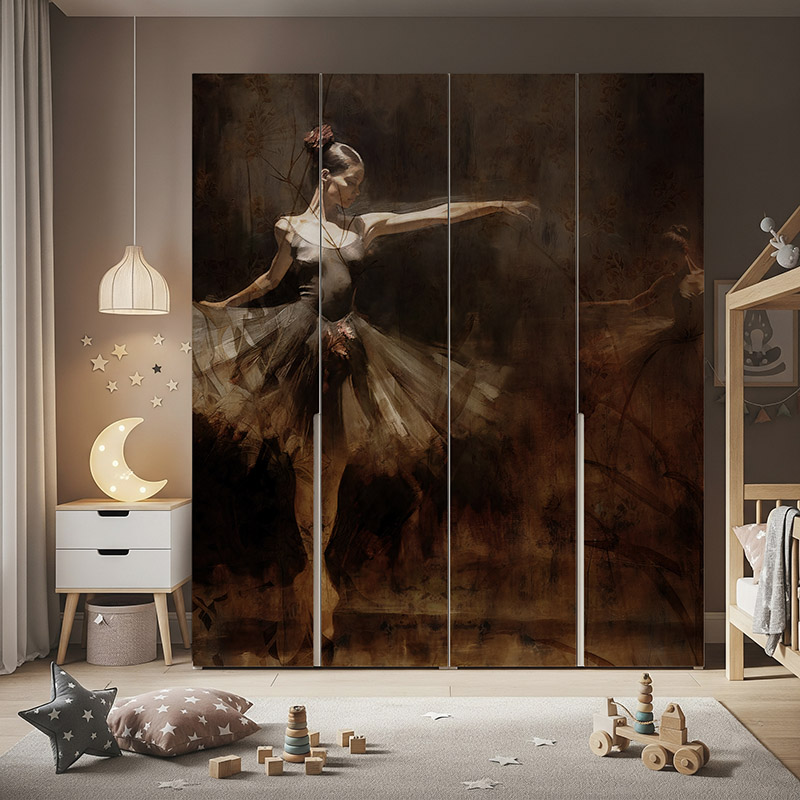 Baletnica na abstrakcyjnym tle #ul520