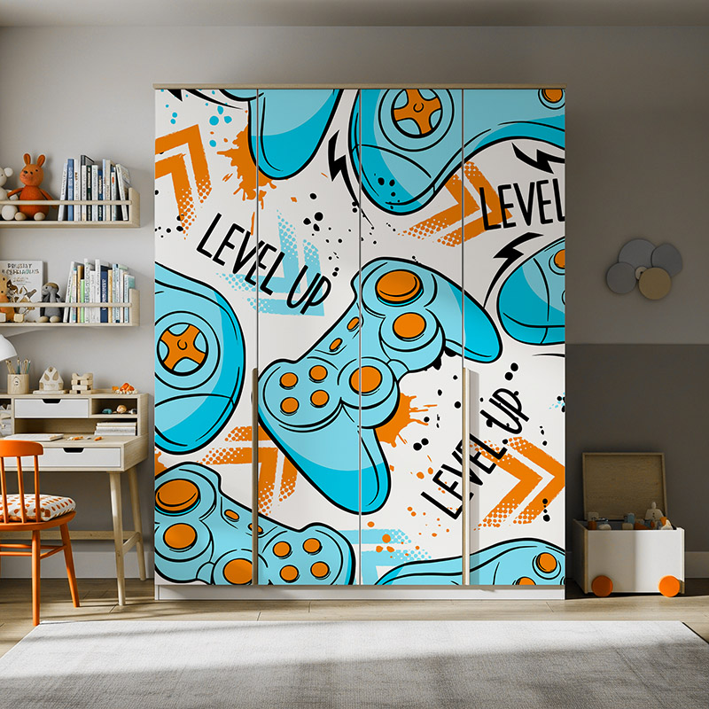 Błękitne joysticki, wzór #ul660