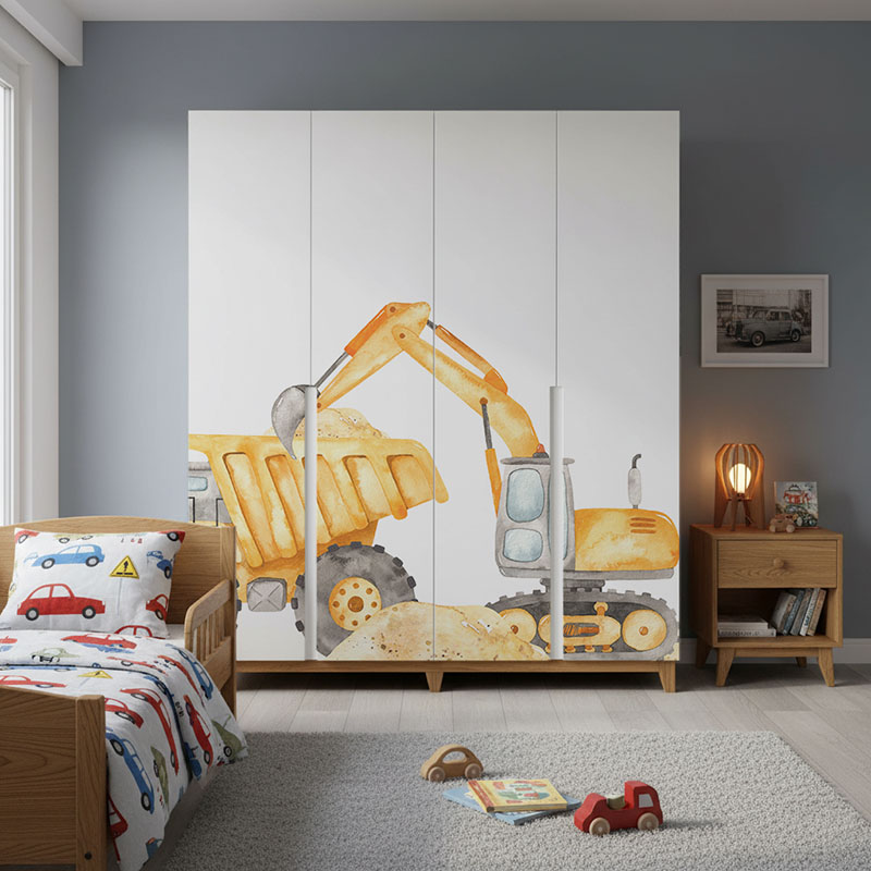 Budowlane pojazdy, wzór #ul606