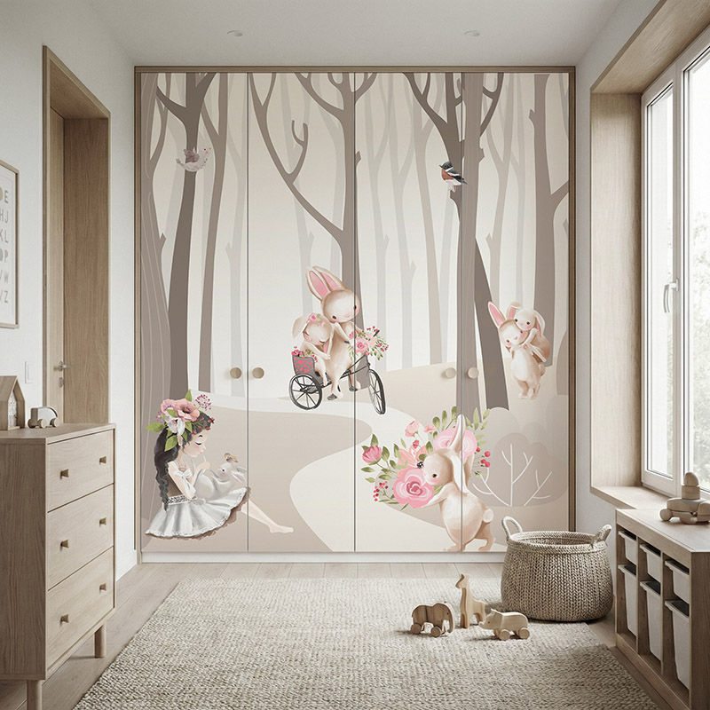 Dziewczynka odpoczywająca w lesie #ul441