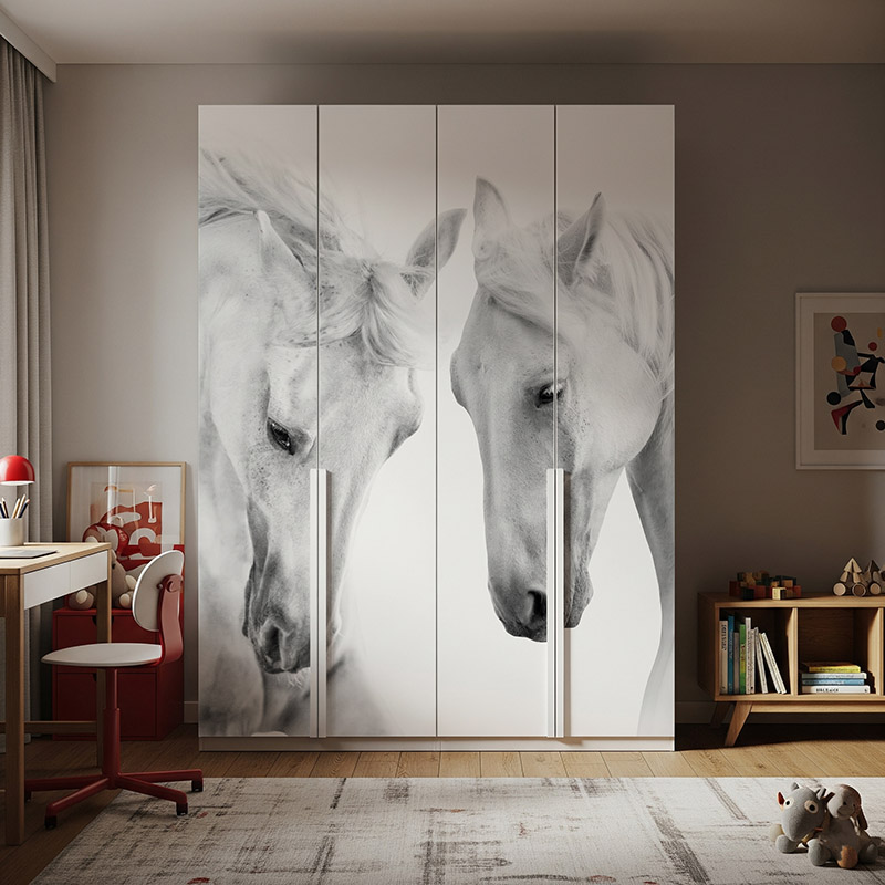 Dwa białe konie #ul656