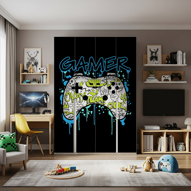 Gamepad z graffiti #ul654