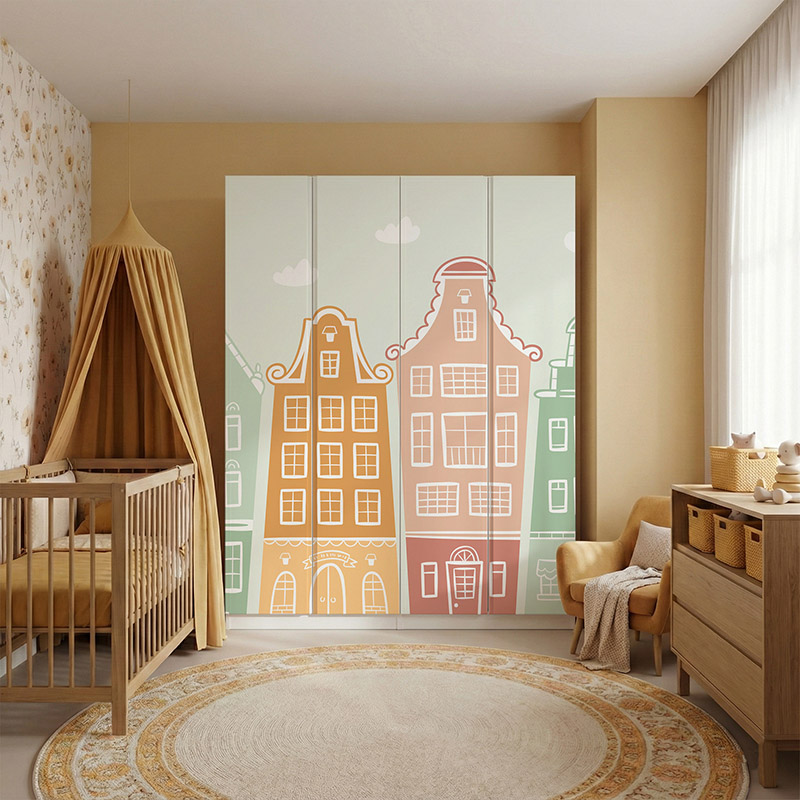 Kolorowe domki #ul231