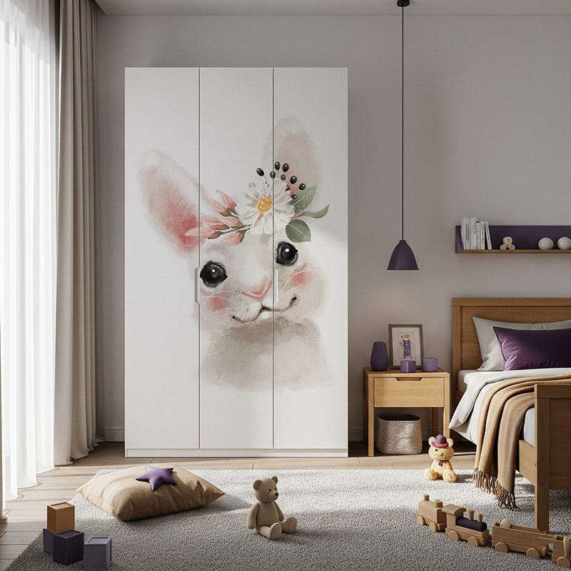 Króliczek z kwiatami #ul409