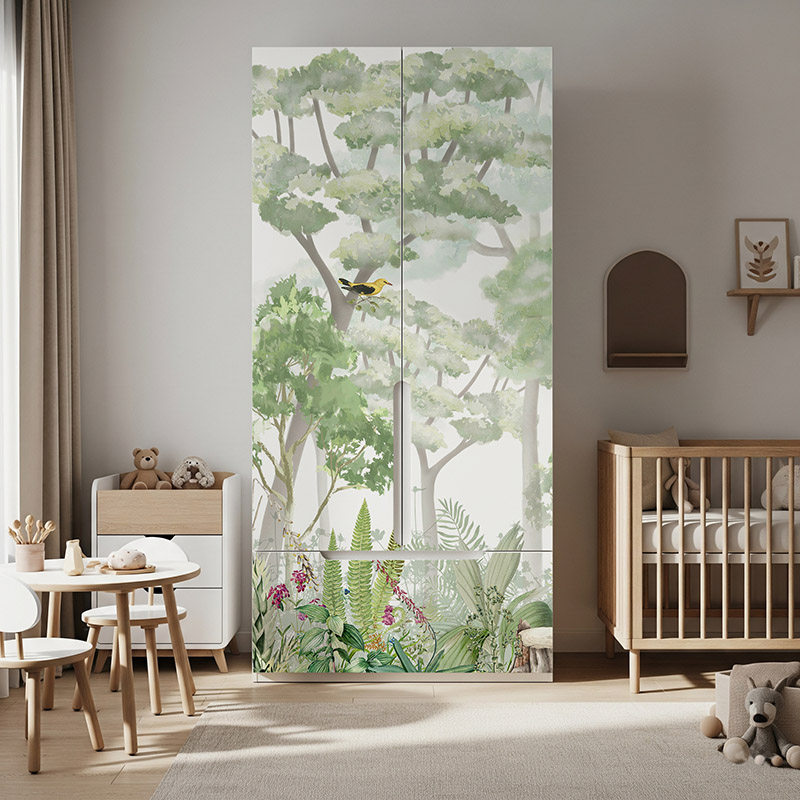 Las w pastelowych kolorach #ul398