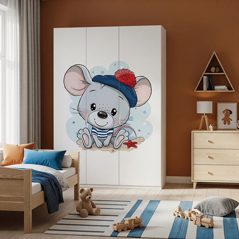 Mała myszka w stroju marynarza #ul302