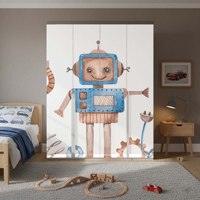 Małe robociki, wzór #ul274