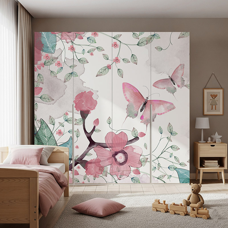 Motyle i kwiaty #ul339