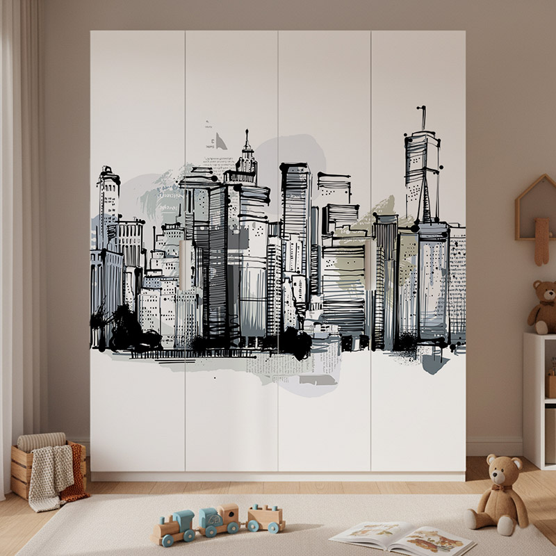 Nowy Jork szkic #ul390