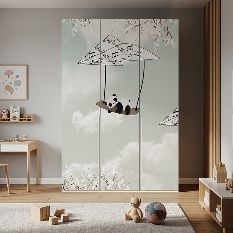 Odpoczywające pandy w chmurach #ul321