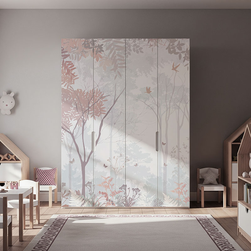 Pastelowy las #ul202