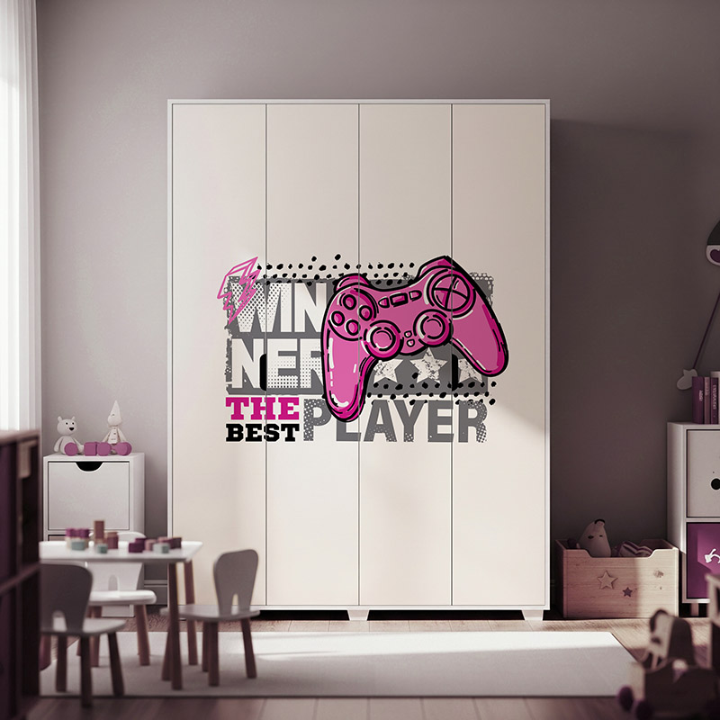 Różowy pad gracza #ul669