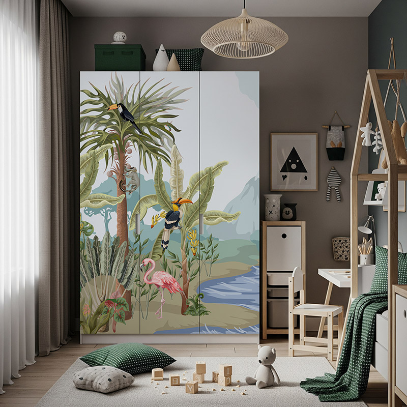 Tropikalne zwierzęta nad wodą #ul739