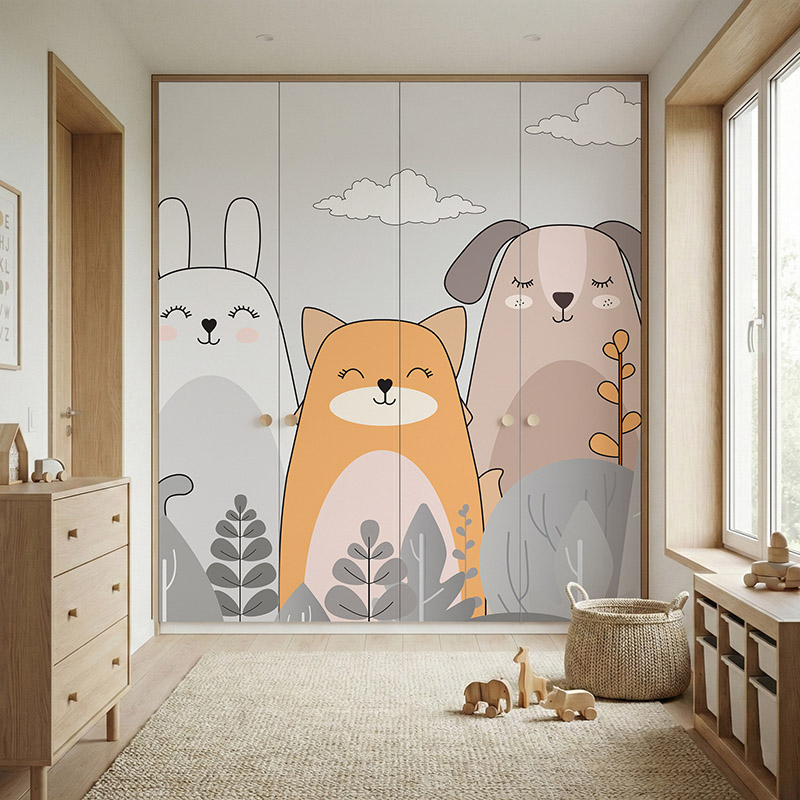 Wesołe zwierzęta na polanie #ul193