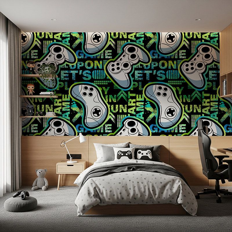 Neonowe Gamepady Graffiti , wzór #ul653