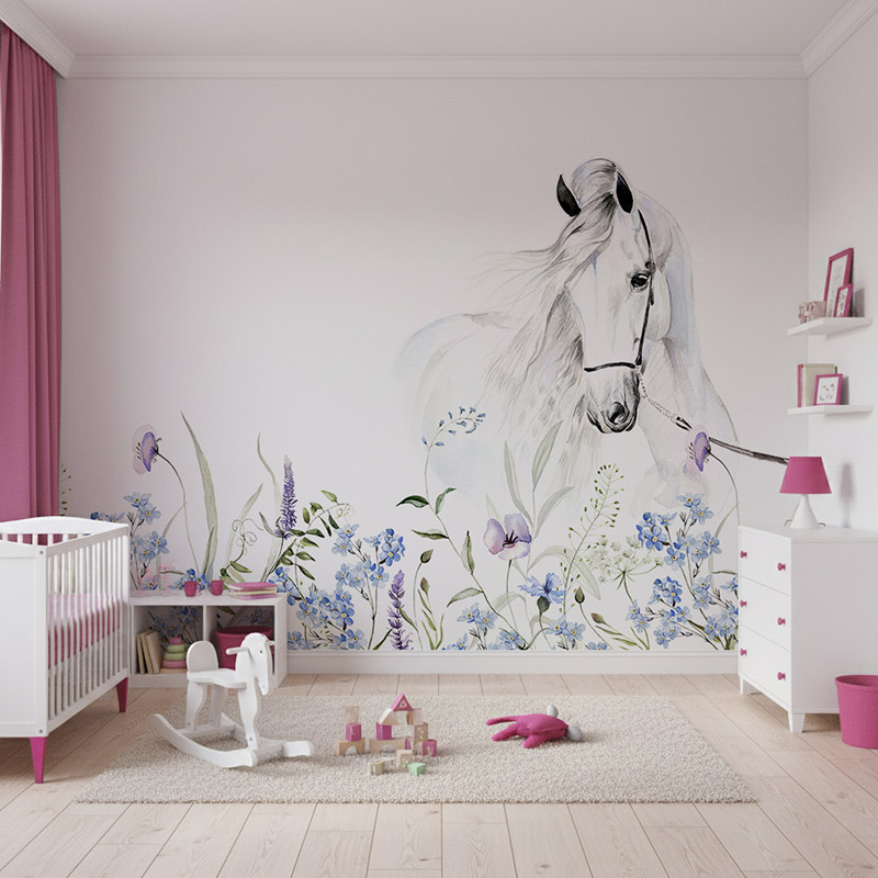 Koń w kwiatach #ul770