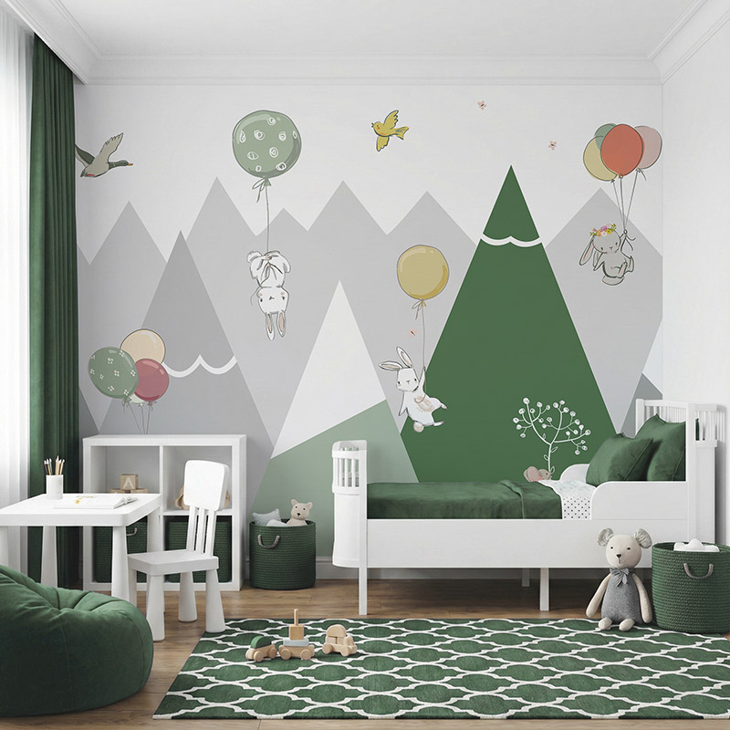 Latające króliczki z balonami #ul764