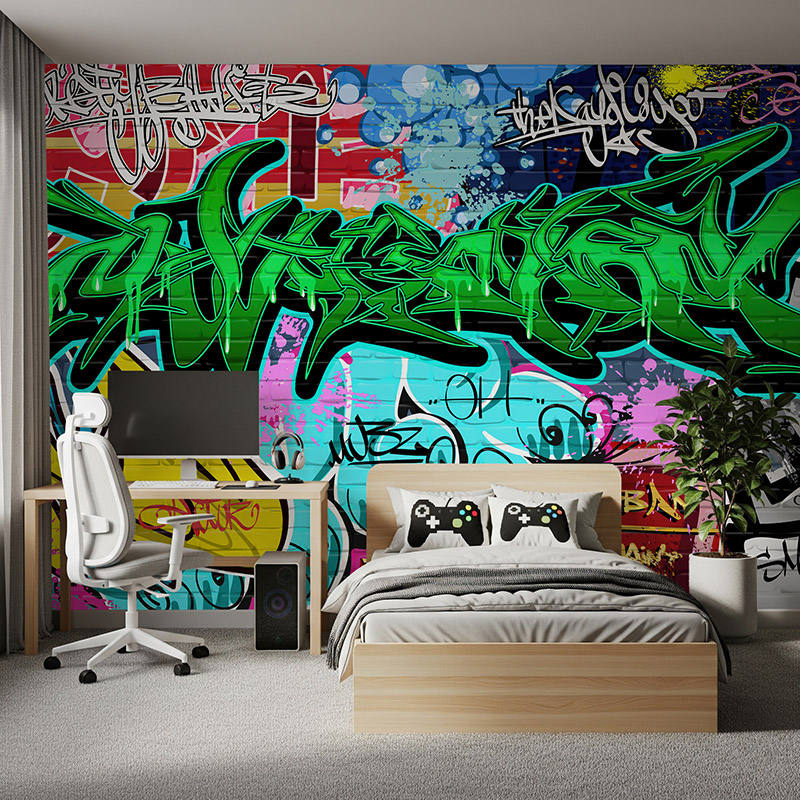 Mur z graffiti #ul760