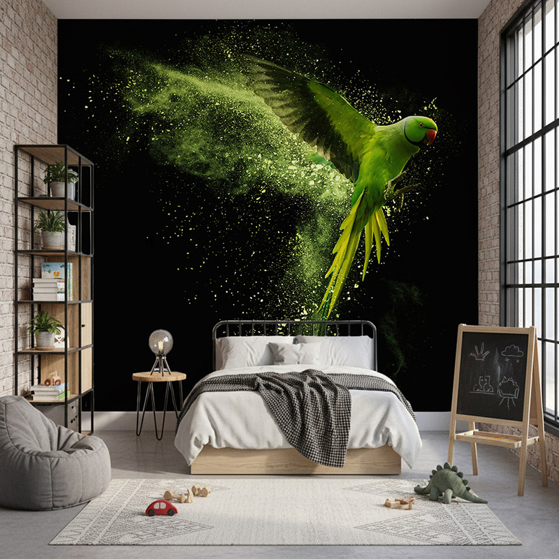 Zielona papuga #ul740