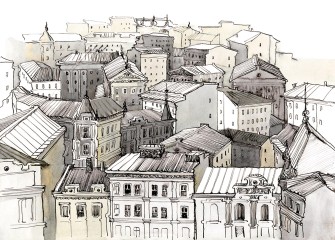 Miasto rysunek