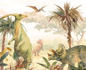 Dinozaury w dżungli