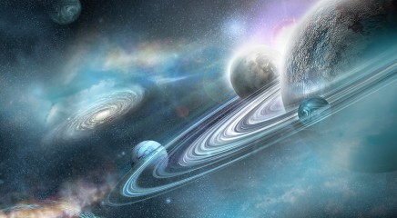 Planeta otoczona pierścieniami