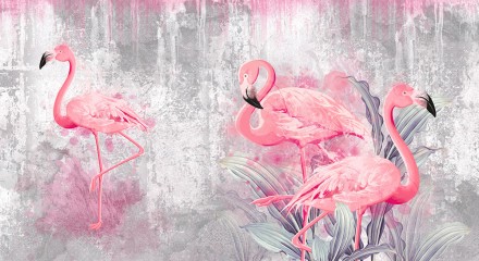 Różowe flamingi