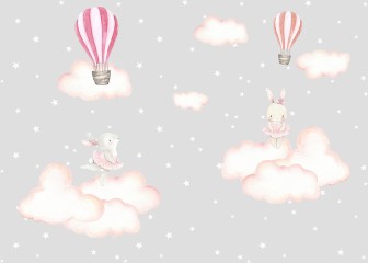 Balony i króliczki wśród gwiazd