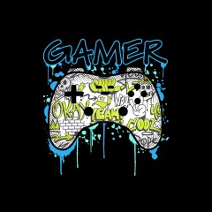 Gamepad z graffiti
