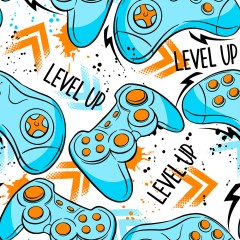 Błękitne joysticki, wzór