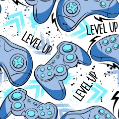 Niebieskie joysticki, wzór