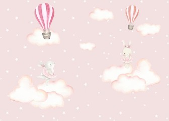 Balony i króliczki wśród gwiazd