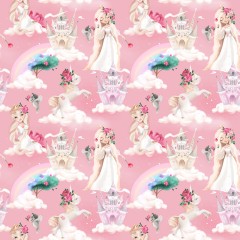 Śliczna księżniczka i jednorożec, wzór