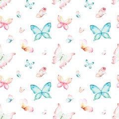 Kolorowe motyle, wzór