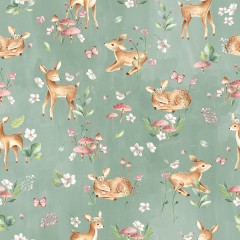 Mały jelonek na łące, wzór