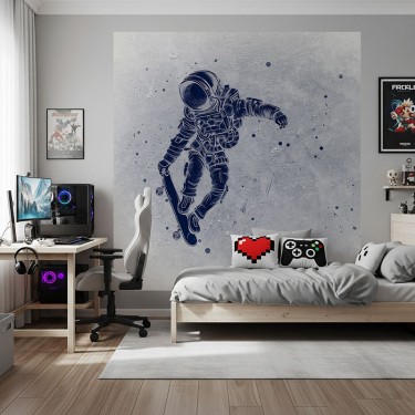 Fototapeta Astronauta skater