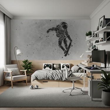 Fototapeta Astronauta skater